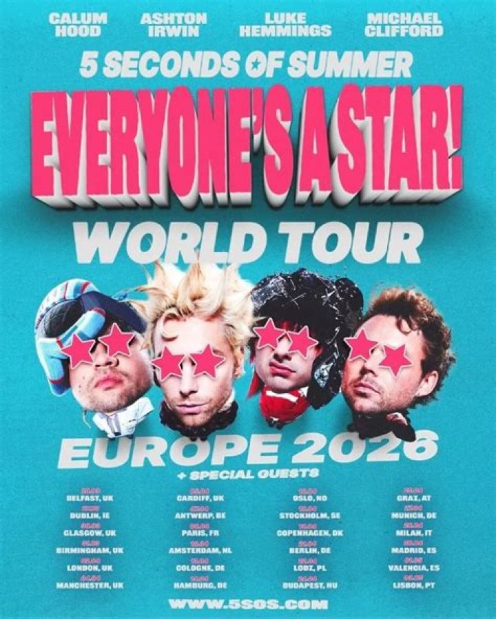 5SOS Announce European Tour Dates