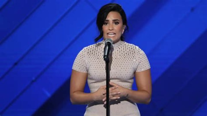 Demi Lovato Delivers Speech About Mental Illness At The DNC
