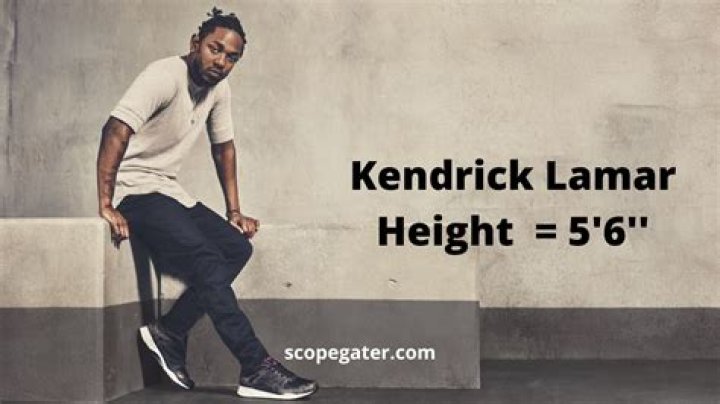 Kendrick Lamar’s Height, Weight And Body Measurements