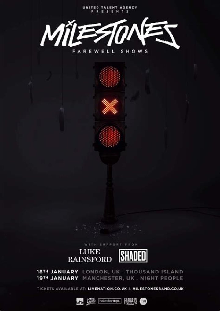 Milestones Announce Split And Final Shows