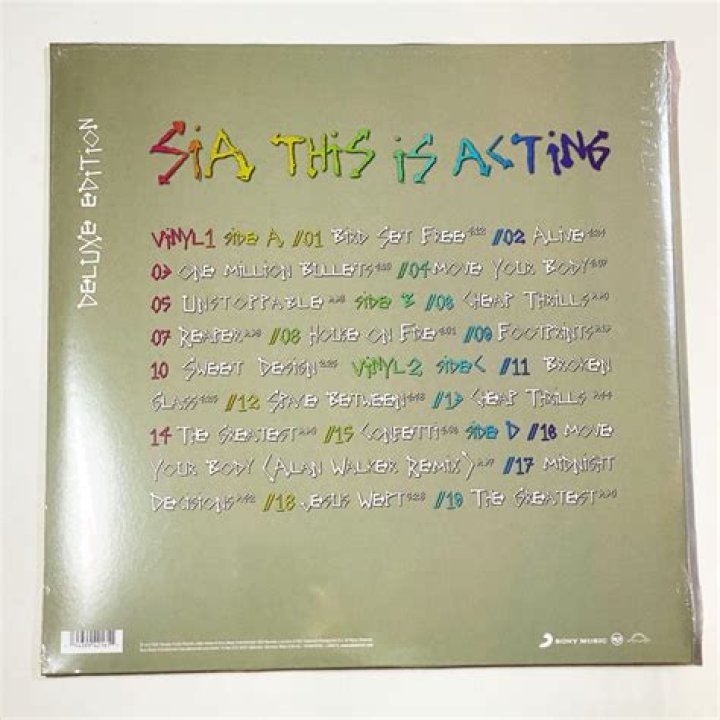 Sia's album "This Is Acting" is set to re-release with some more tracks