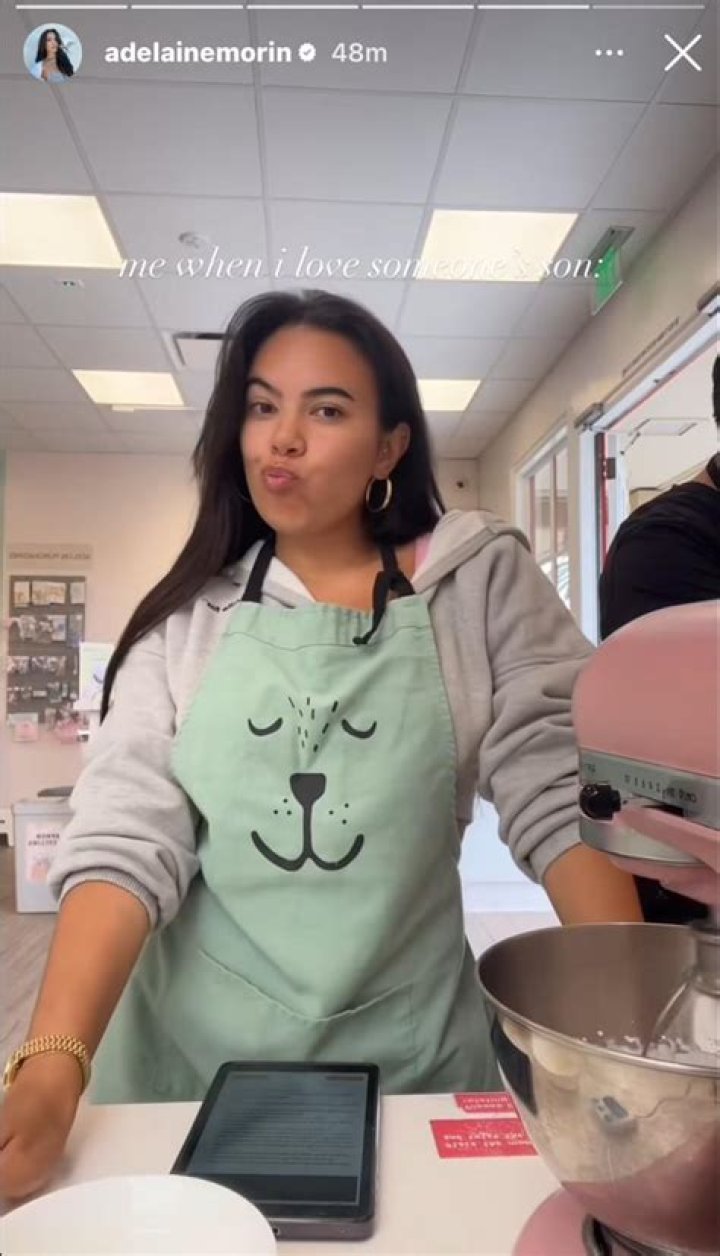 What is Adelaine Morin's Snapchat?