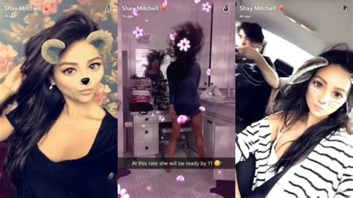 What is Shay Mitchell's Snapchat?