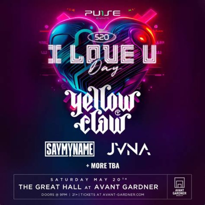Yellow Claw Set to Headline ‘I Love U’ Day Show on May 20